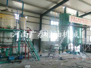 新疆菜籽油精炼设备安装现场5 